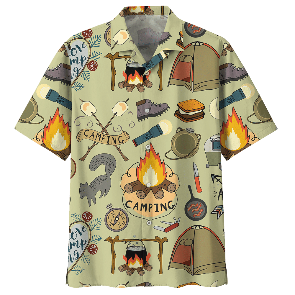 Love Camping Hawaiian Shirt