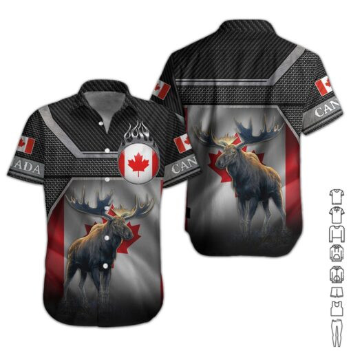 Love Canada Hawaiian Shirt