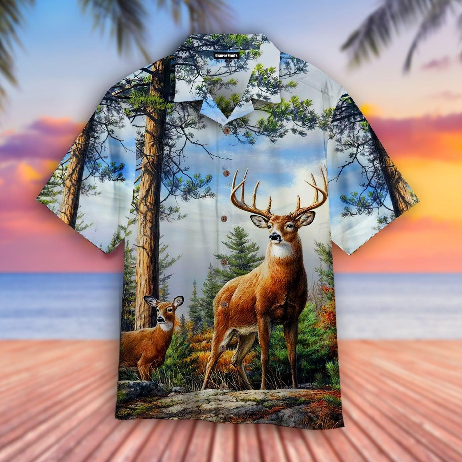 Love Deer Hunting Hawaiian Shirt