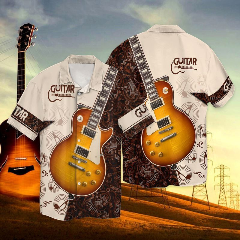 Love Guitar Hawaiian Shirt