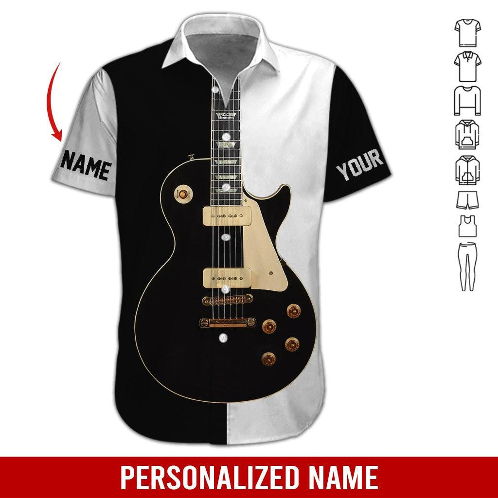 Love Guitar Personalized Hawaiian Shirt
