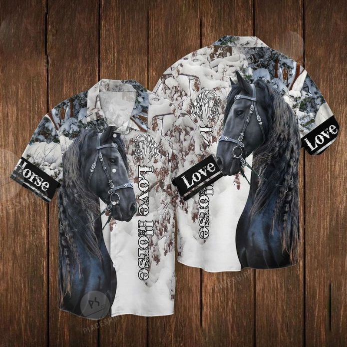 Love Horses Hawaiian Shirt