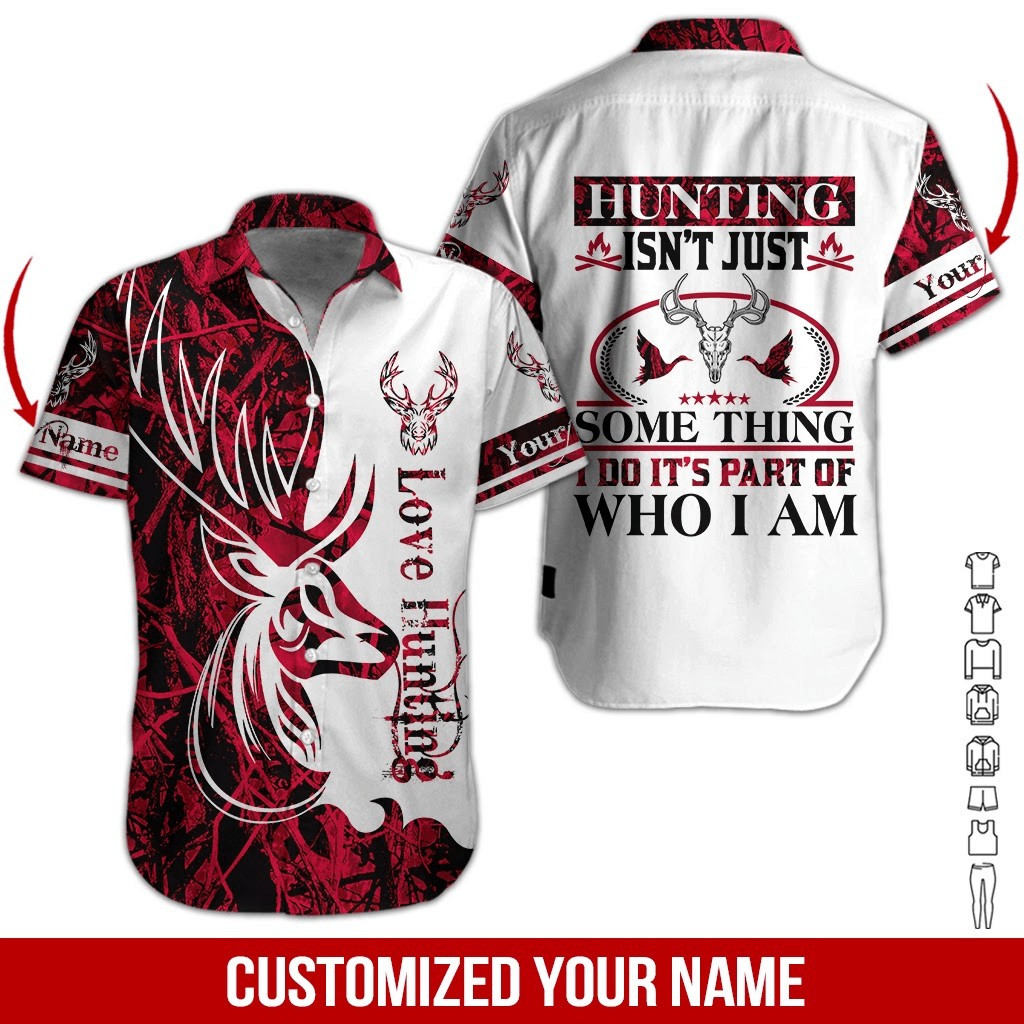 Love Hunting Personalized Hawaiian Shirt