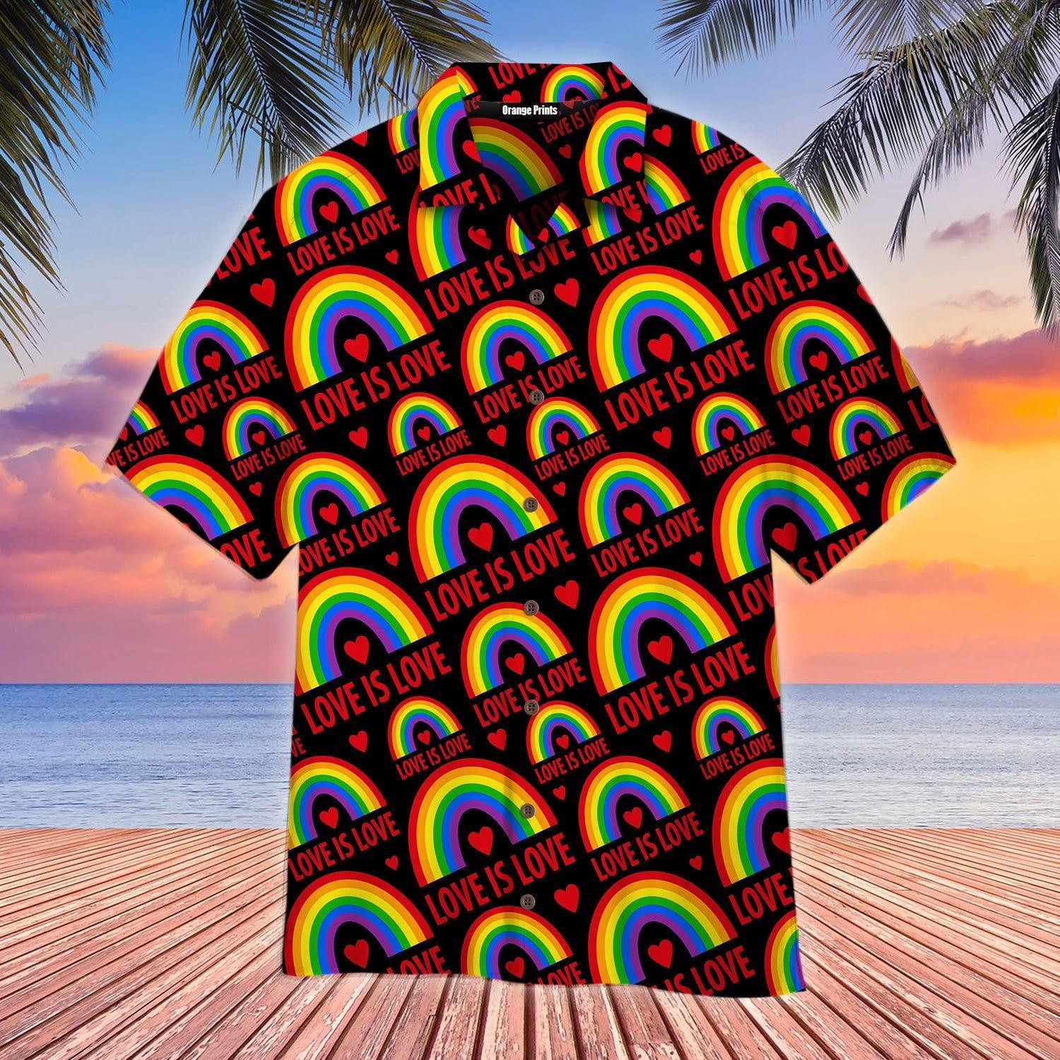 Love Is Love LGBT Pride Hawaiian Shirt