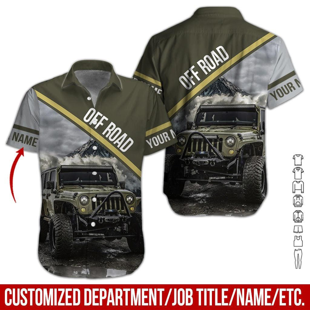 Love Off Road Personalized Hawaiian Shirt