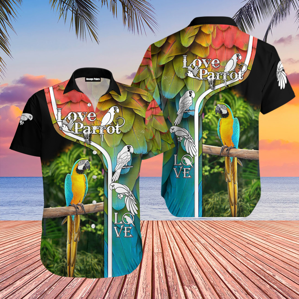 Love Parrot Hawaiian Shirt