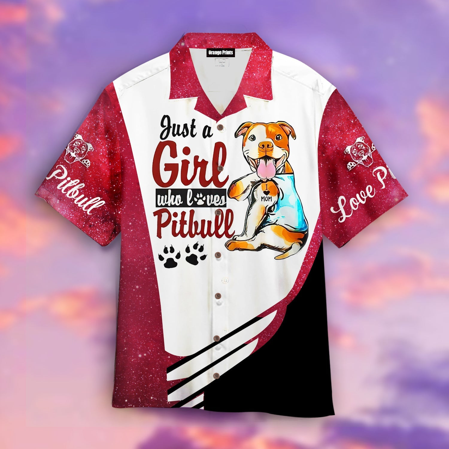 Love Pitbull Hawaiian Shirt