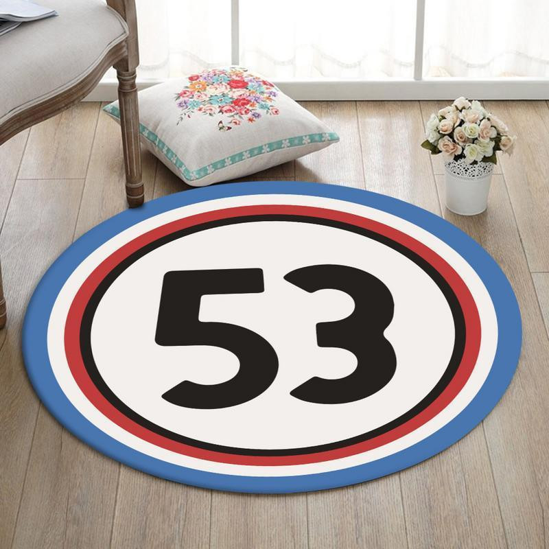 Lovebug Round Rug Carpet Bedroom Livingroom Home Decor