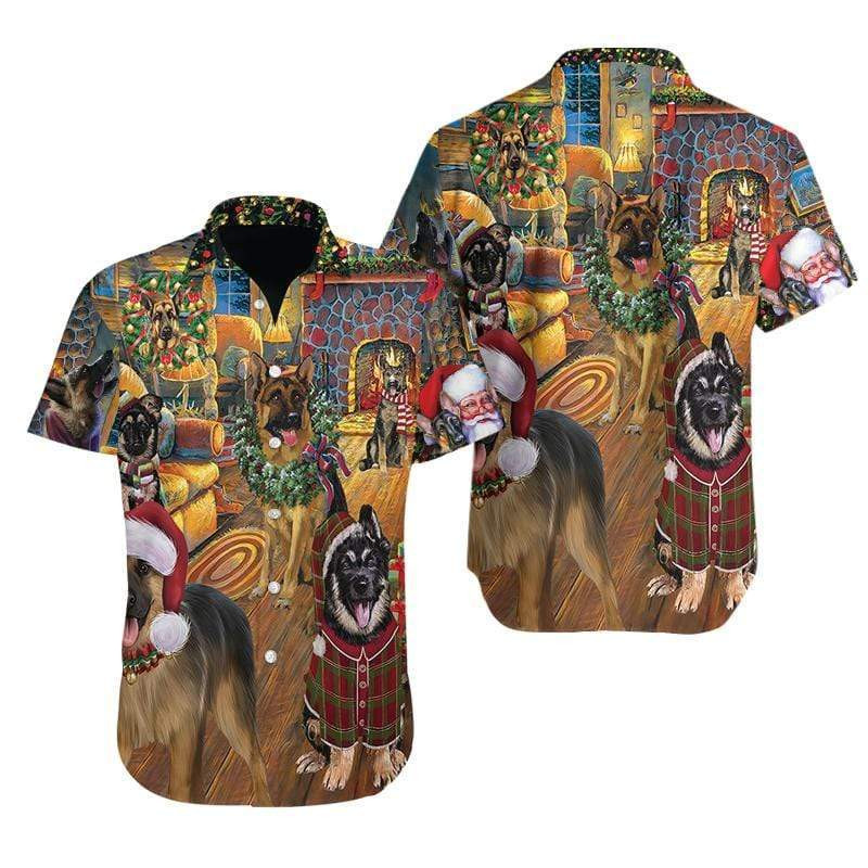 Lovely German Shepherd Hawaiian Shirt