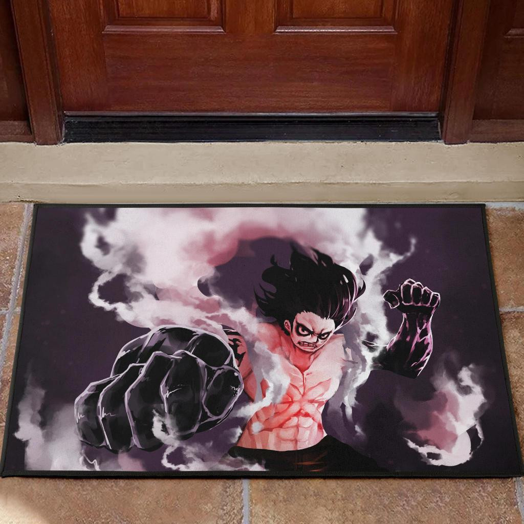 Luffy Gear 4 Snakeman One Piece Anime Rubber Doormats