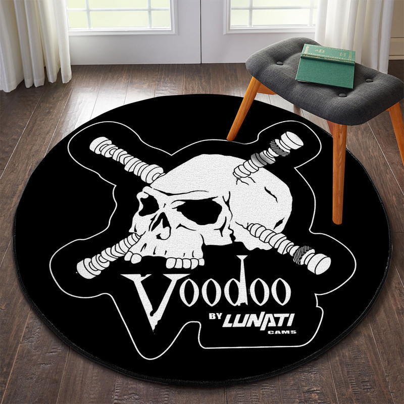 Lunati Voodoo Camshaft Racing Round Rug Carpet Bedroom Livingroom Home Decor