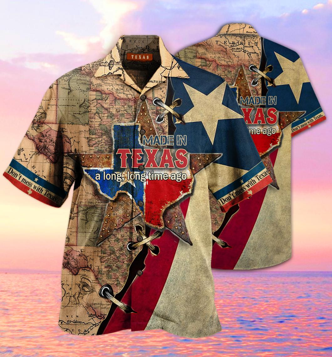 Made In Texas A Long, Long Time Ago Hawaiian Shirt