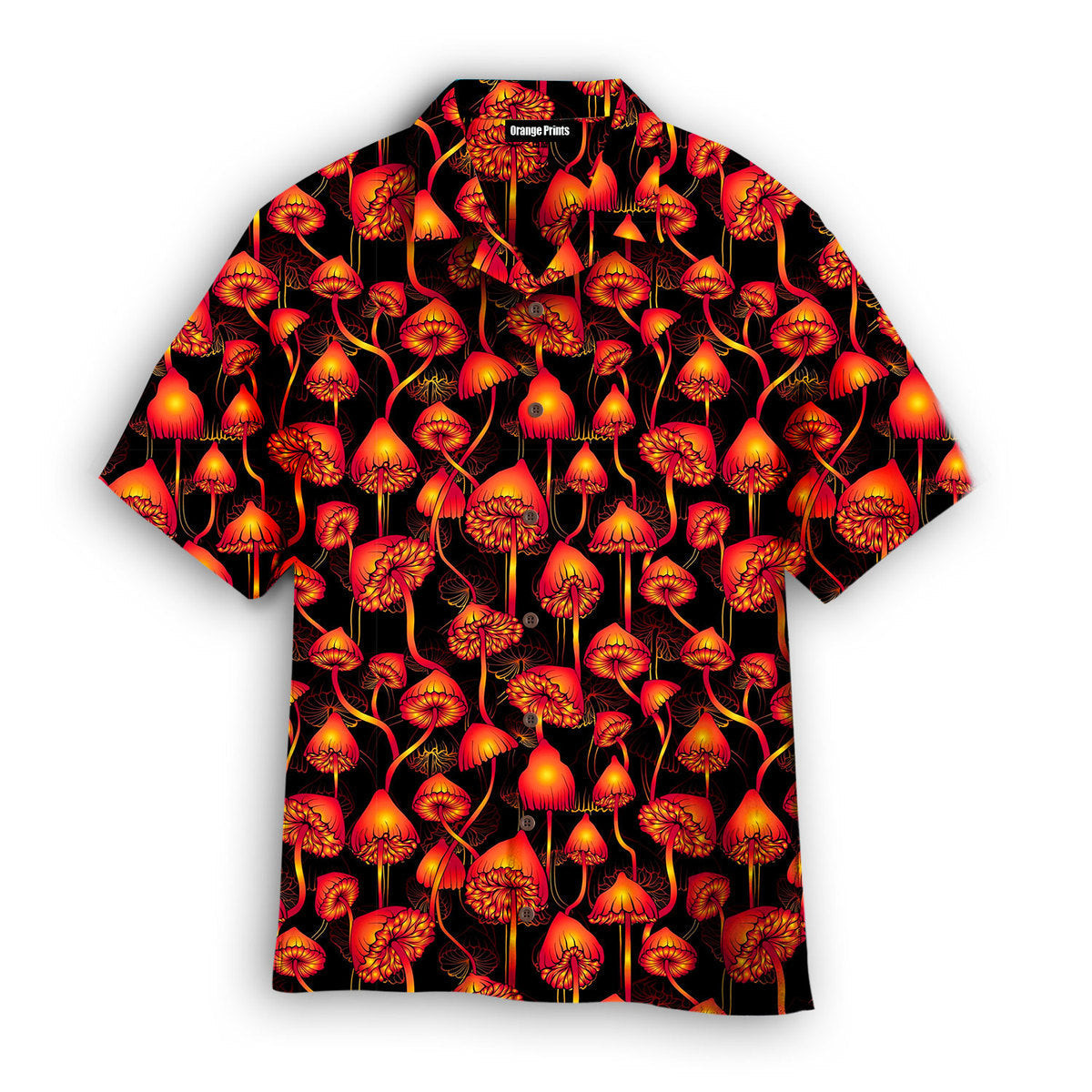 Magic Glowing Mushroom Hawaiian Shirt