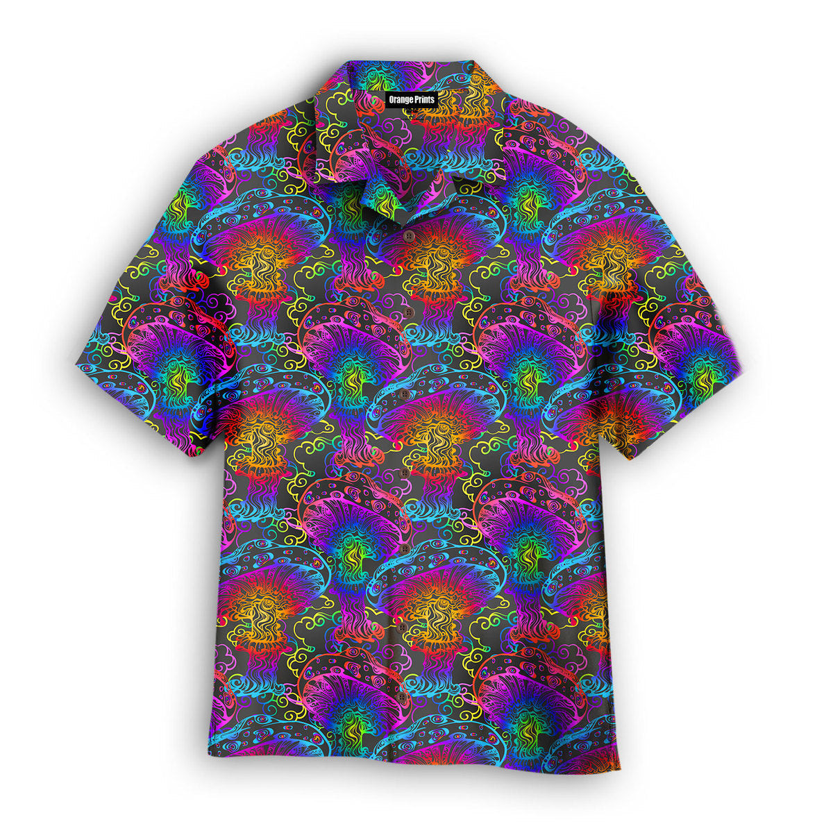 Magic Hippy Mushroom Hawaiian Shirt