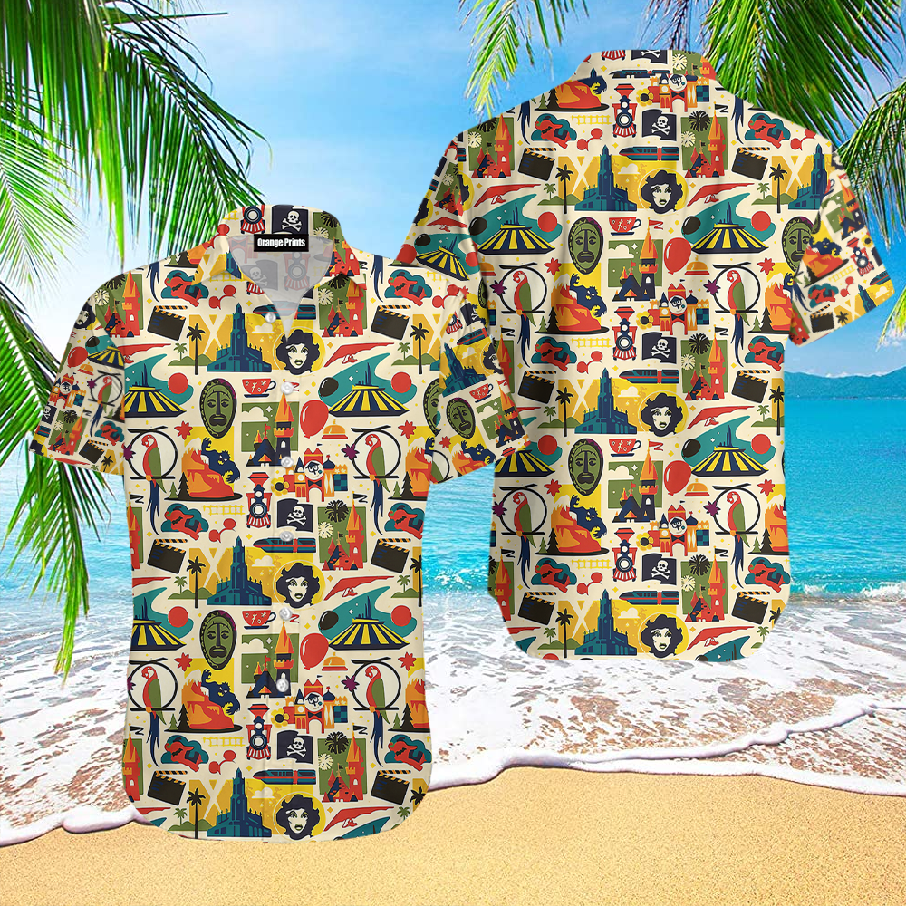 Magic Kingdom Beach Hawaiian Shirt