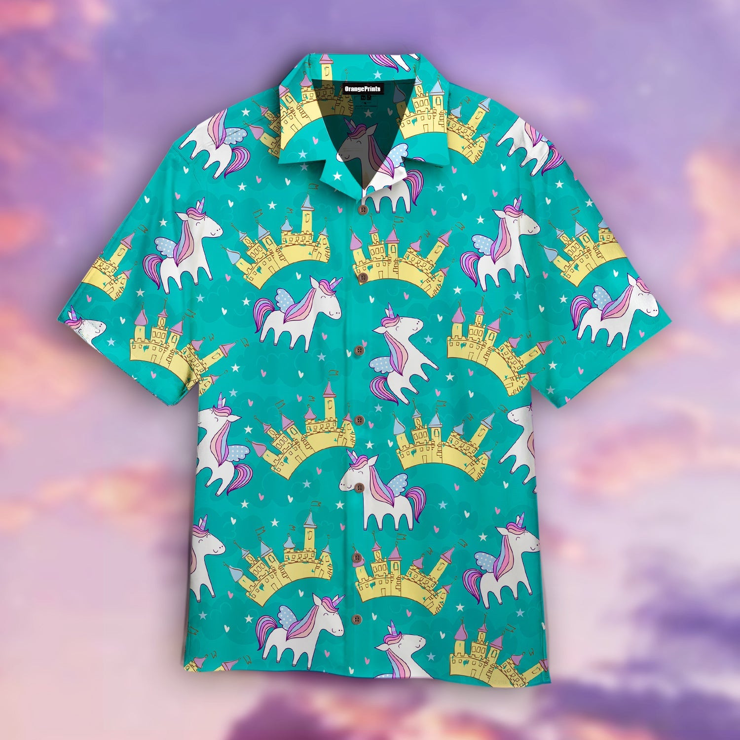 Magic Kingdom Cute Unicorn Hawaiian Shirt