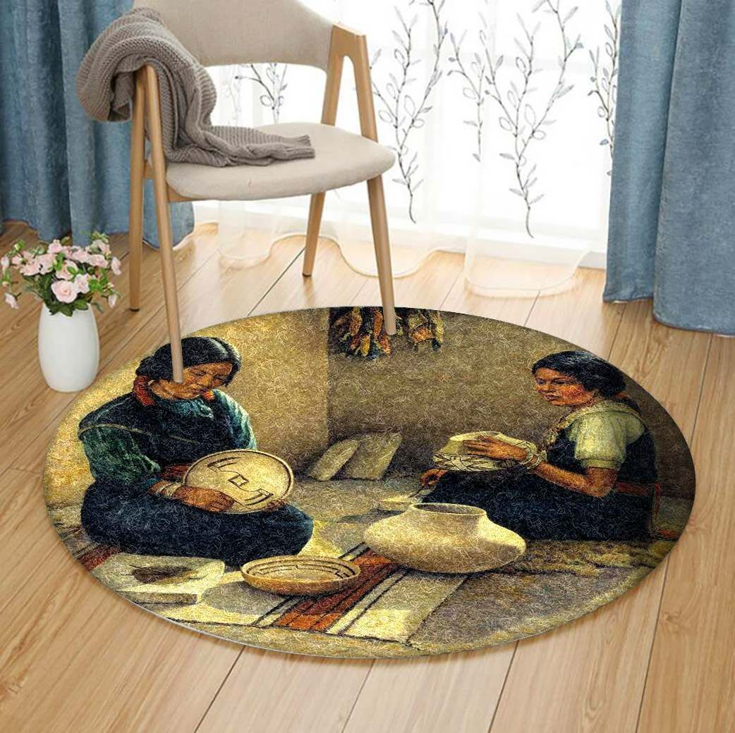Making Pottery Round Rug Carpet Bedroom Livingroom Home Decor