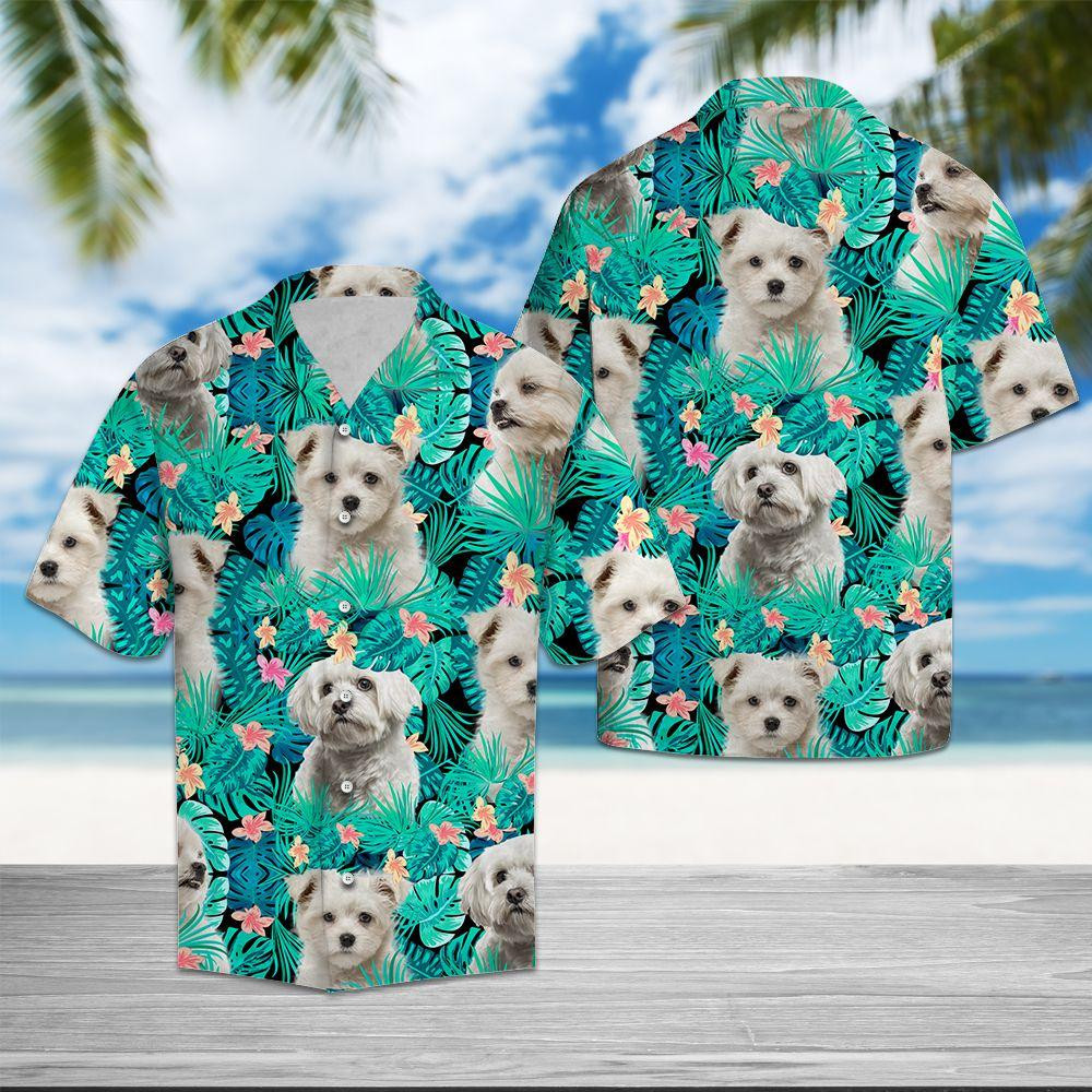 Maltese Hawaiian Shirt