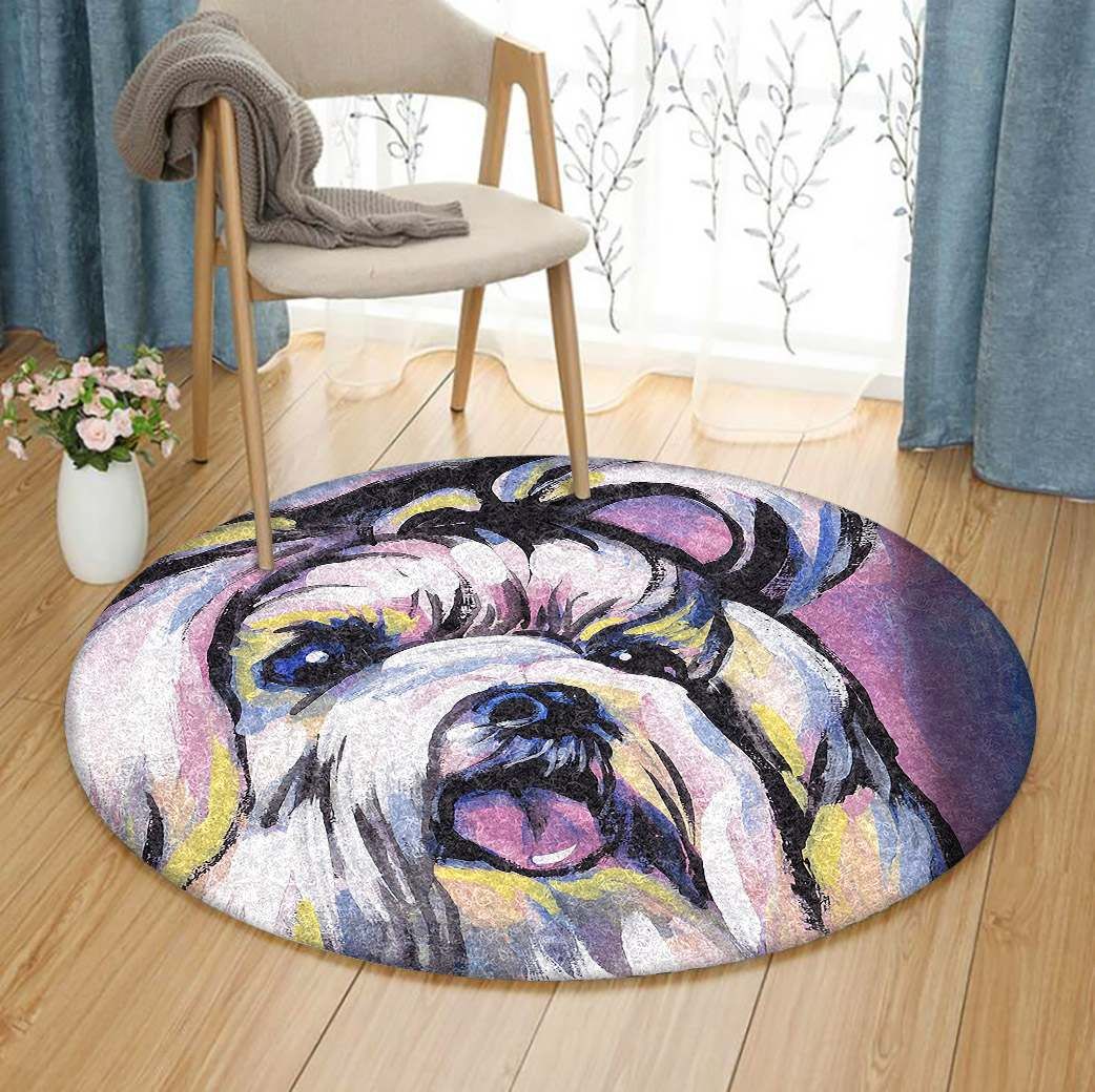 Maltese Round Rug Carpet Bedroom Livingroom Home Decor