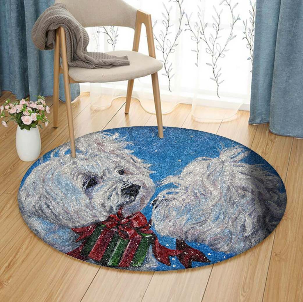 Maltese Round Rug Carpet Bedroom Livingroom Home Decor