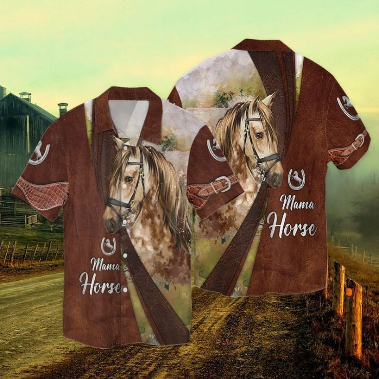 Mama Horse Hawaiian Shirt
