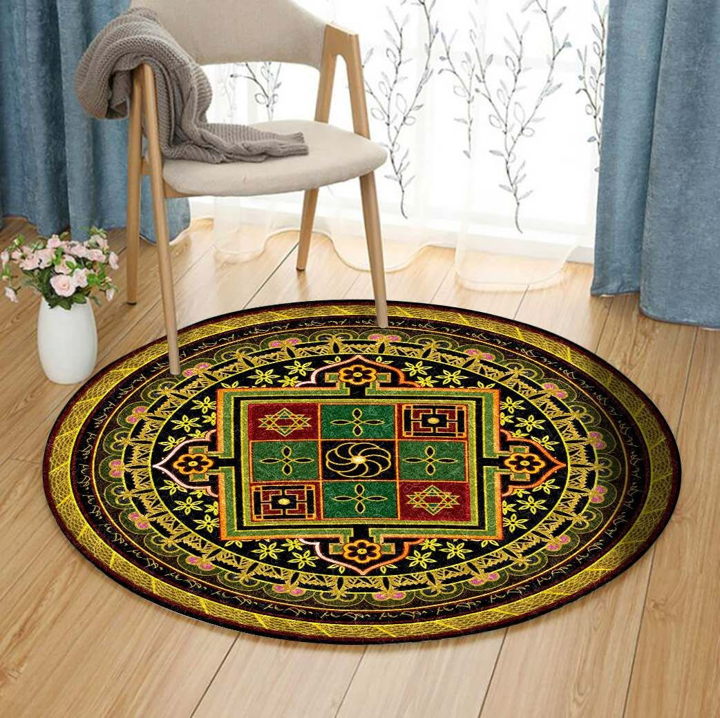 Mandala Round Rug Carpet Bedroom Livingroom Home Decor
