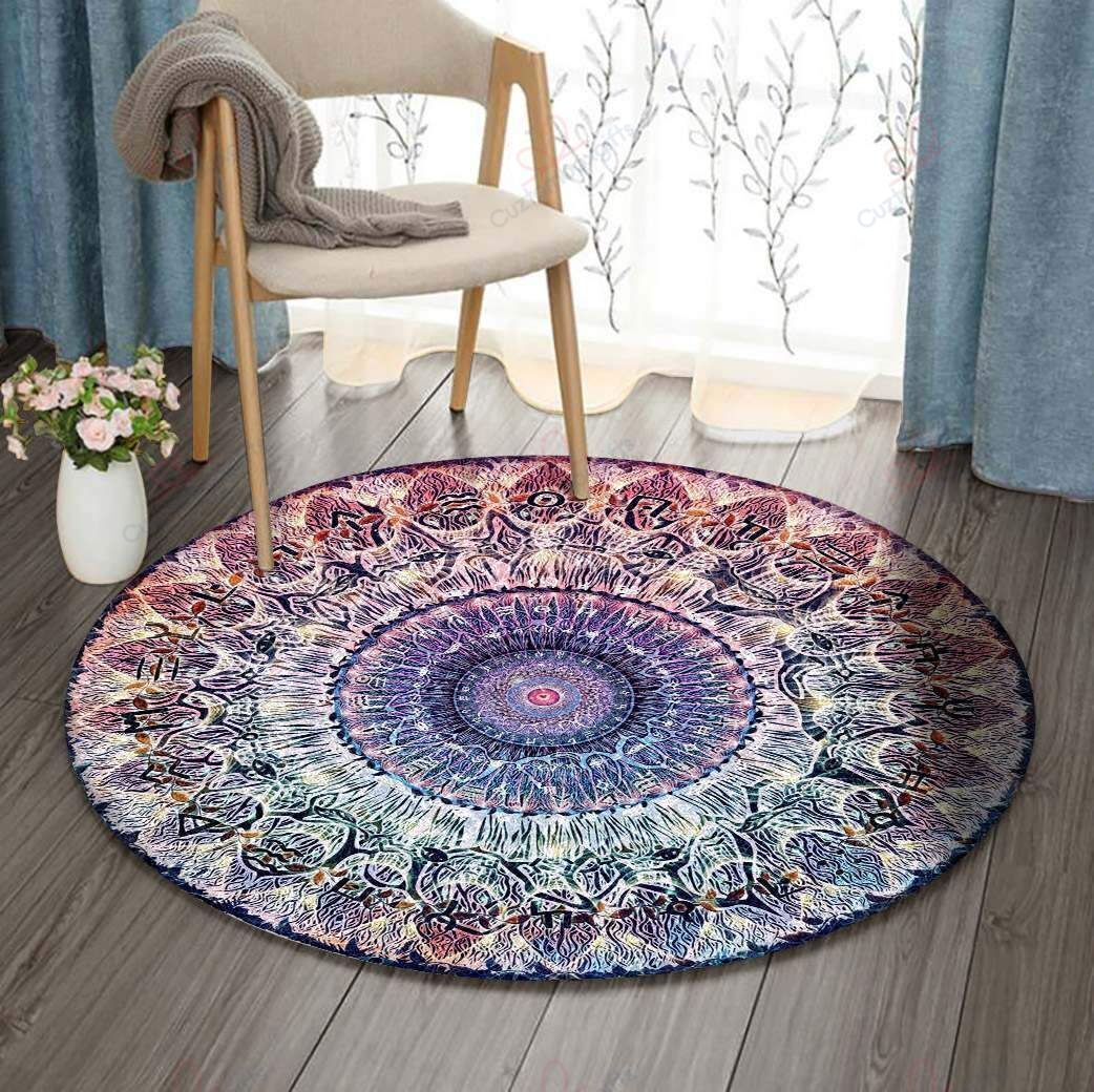Mandala Round Rug Carpet Bedroom Livingroom Home Decor