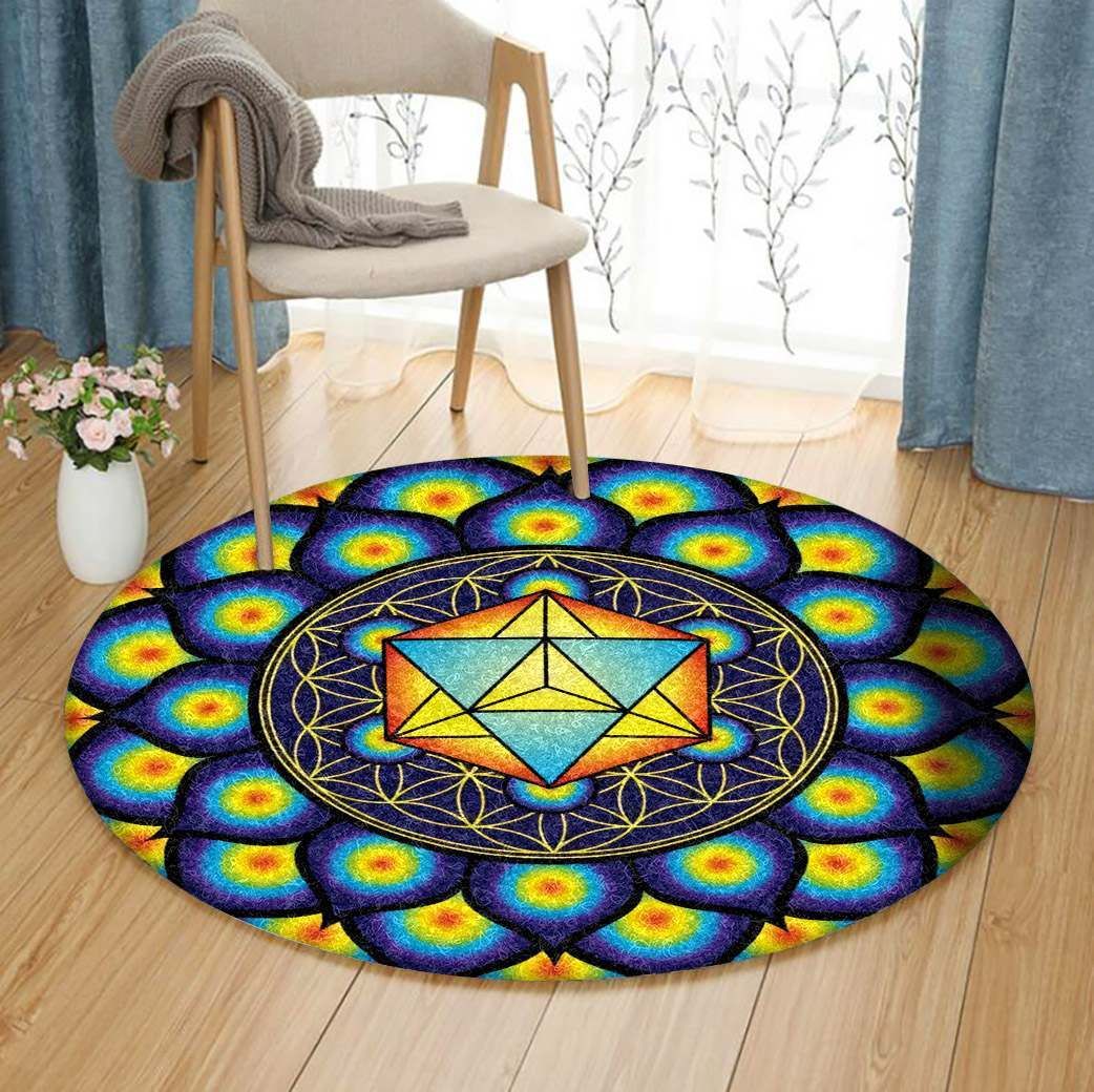 Mandala Round Rug Carpet Bedroom Livingroom Home Decor