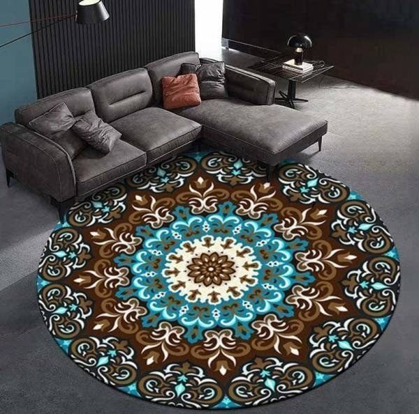 Mandala Round Rug Carpet Bedroom Livingroom Home Decor