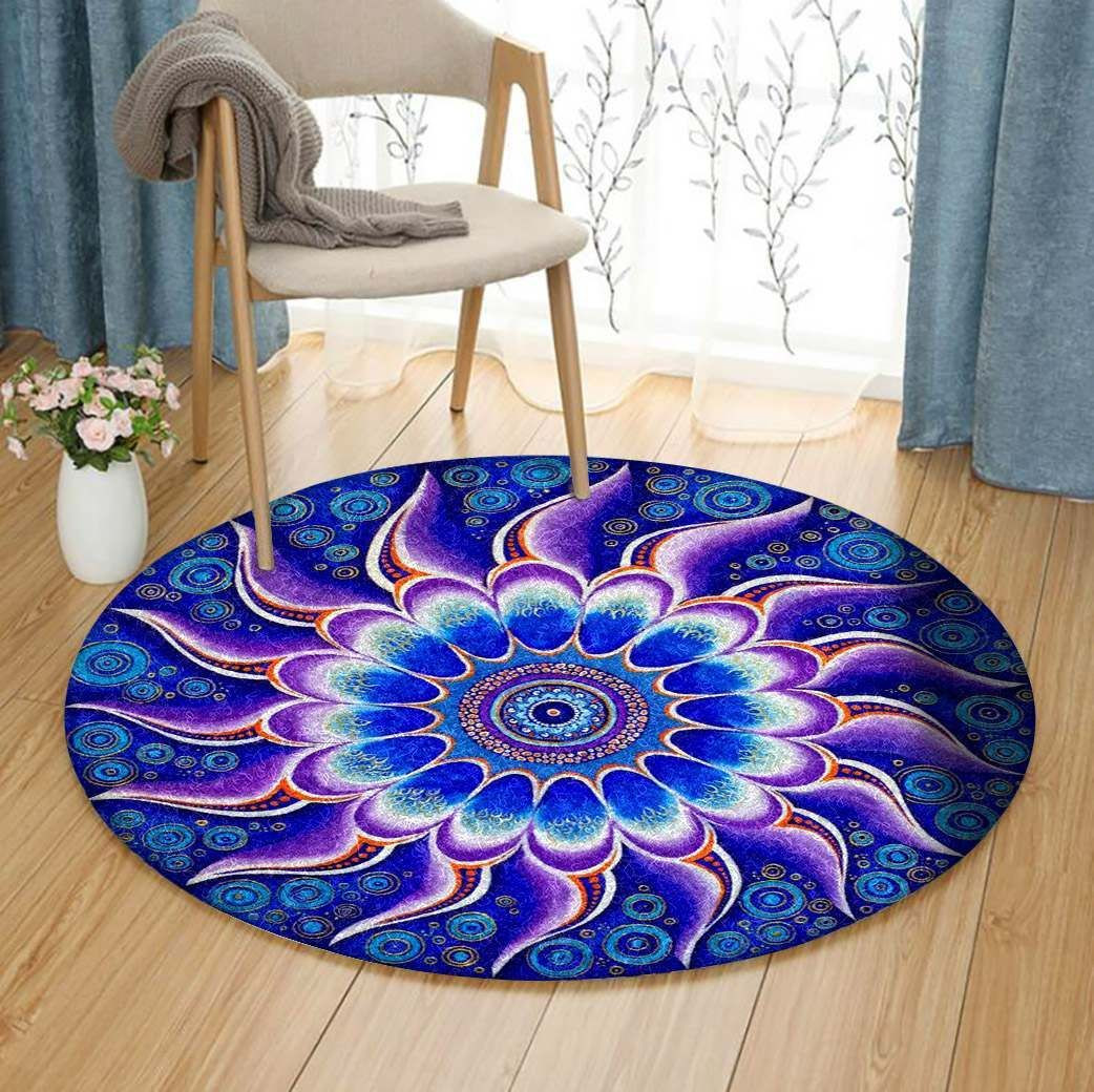Mandala Round Rug Carpet Bedroom Livingroom Home Decor