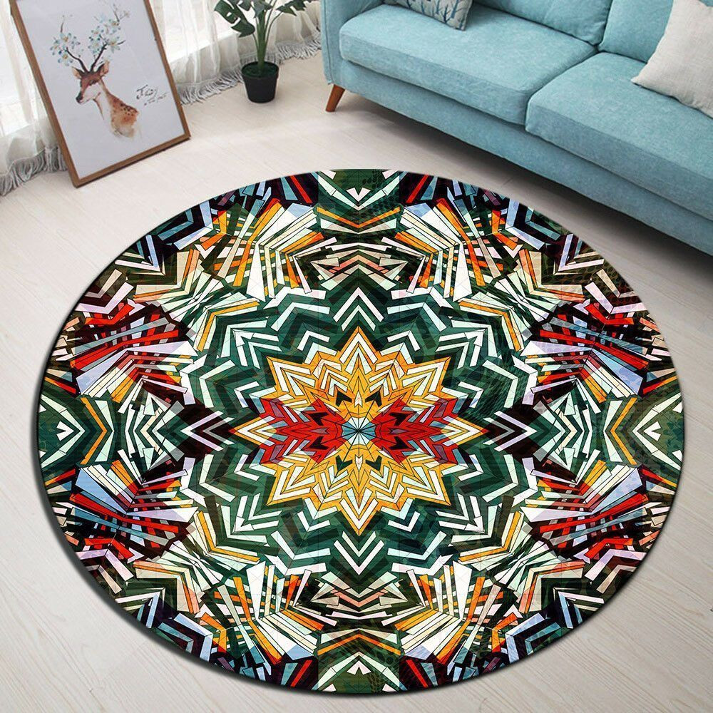 Mandala Round Rug Carpet Bedroom Livingroom Home Decor