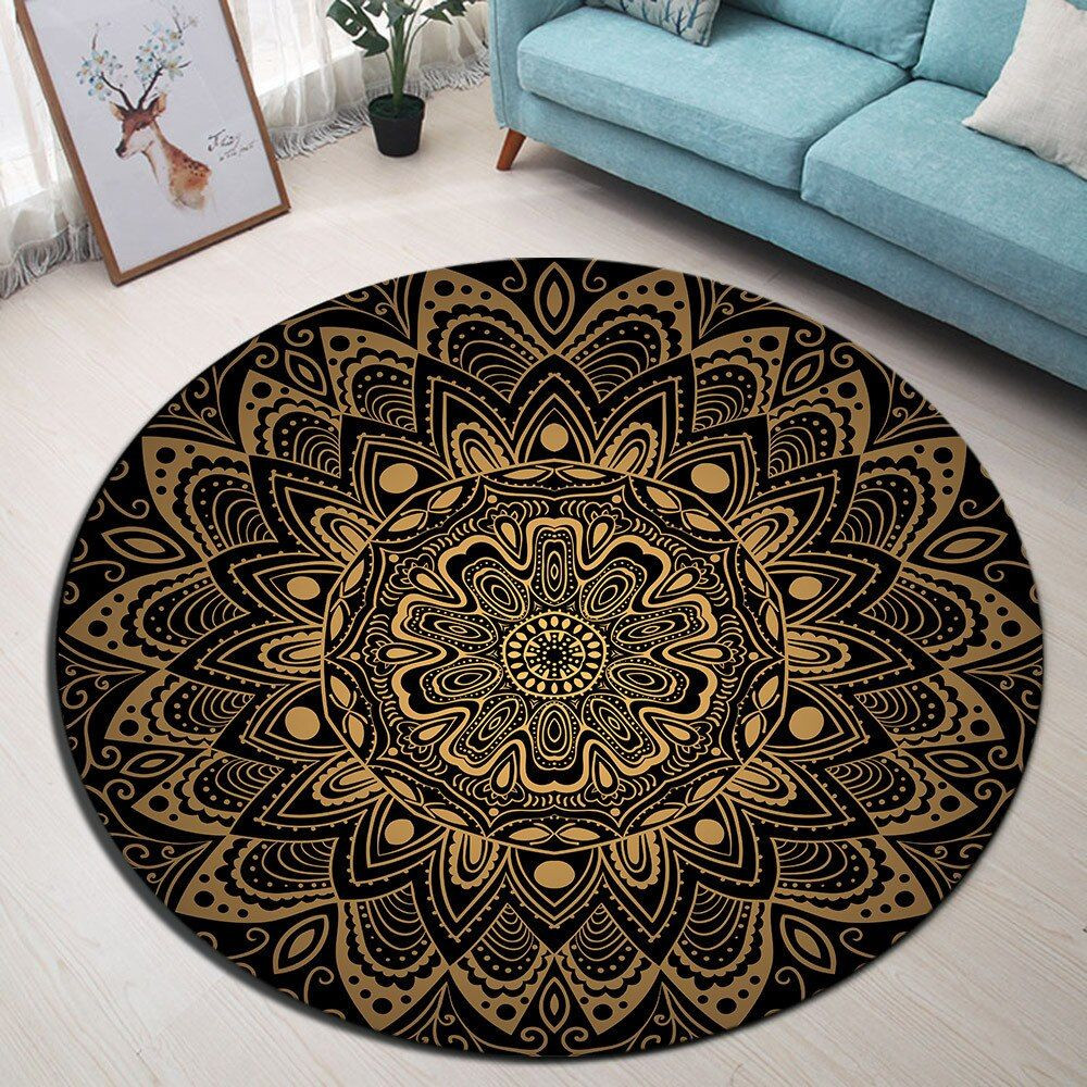 Mandala Round Rug Carpet Bedroom Livingroom Home Decor