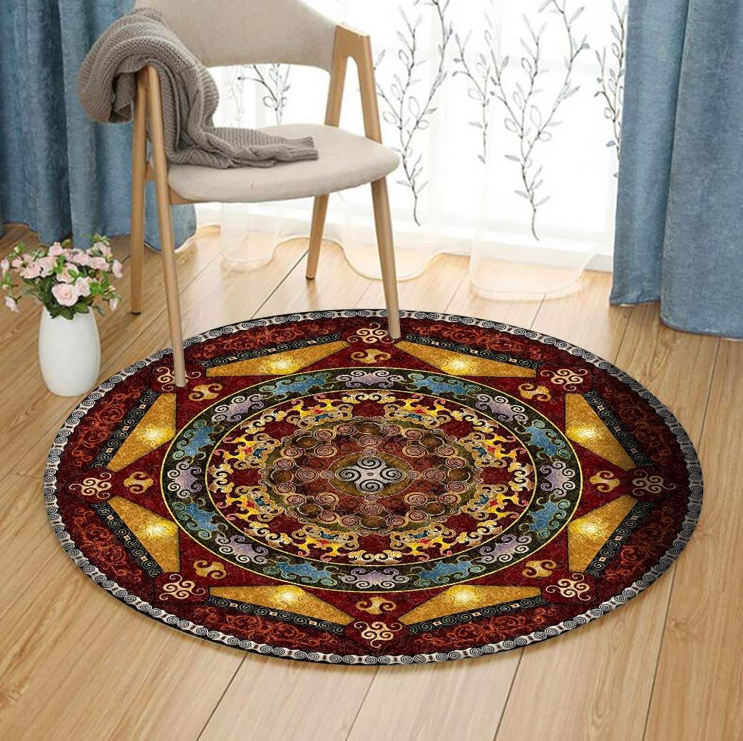 Mandala Round Rug Carpet Bedroom Livingroom Home Decor