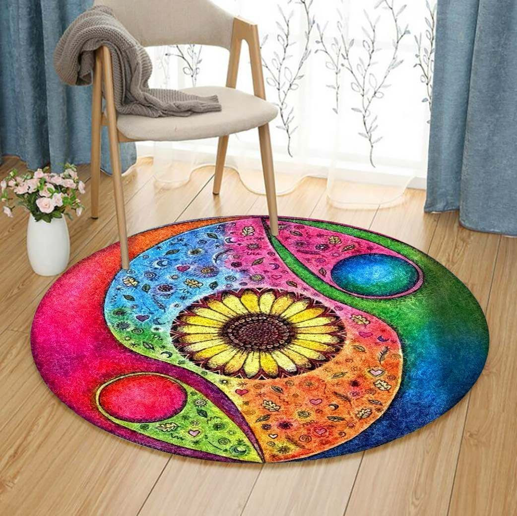 Mandala Round Rug Carpet Bedroom Livingroom Home Decor