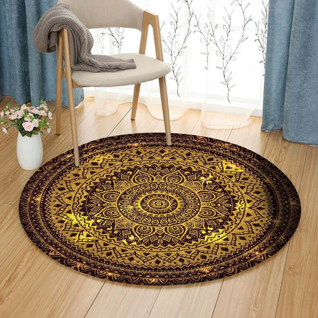 Mandala Round Rug Carpet Bedroom Livingroom Home Decor