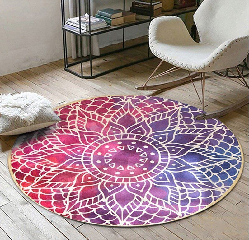 Mandala Round Rug Carpet Bedroom Livingroom Home Decor