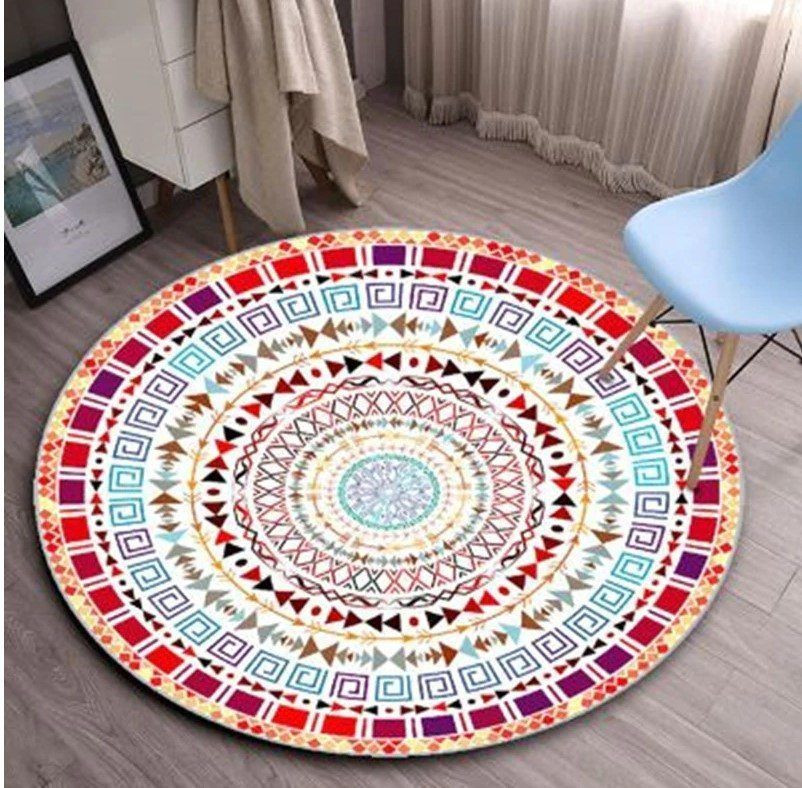 Mandala Round Rug Carpet Bedroom Livingroom Home Decor