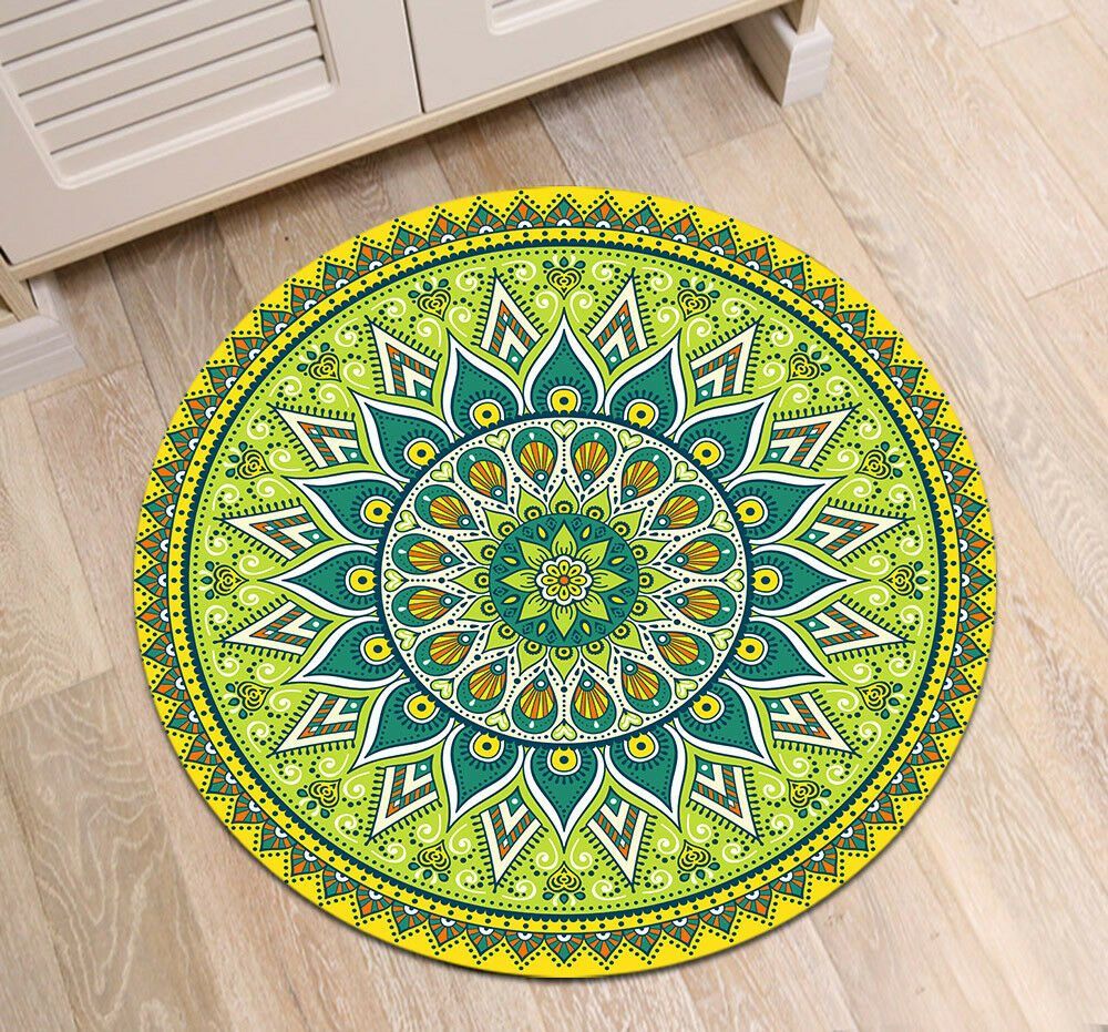 Mandala Round Rug Carpet Bedroom Livingroom Home Decor