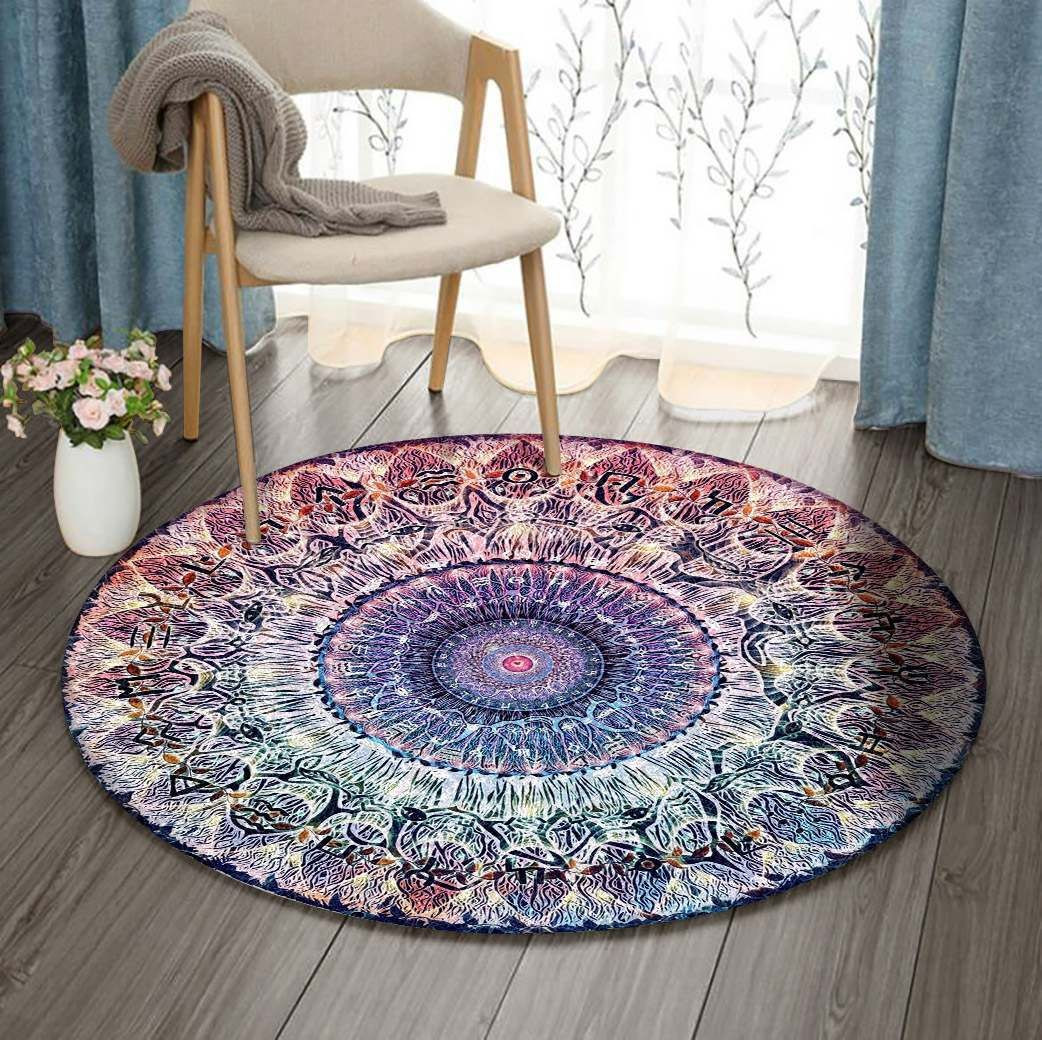 Mandala Round Rug Carpet Bedroom Livingroom Home Decor