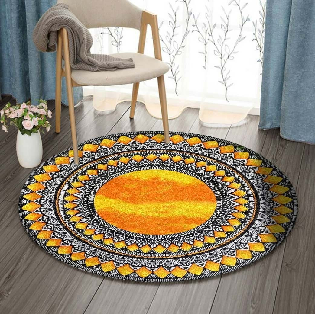 Mandala Round Rug Carpet Bedroom Livingroom Home Decor