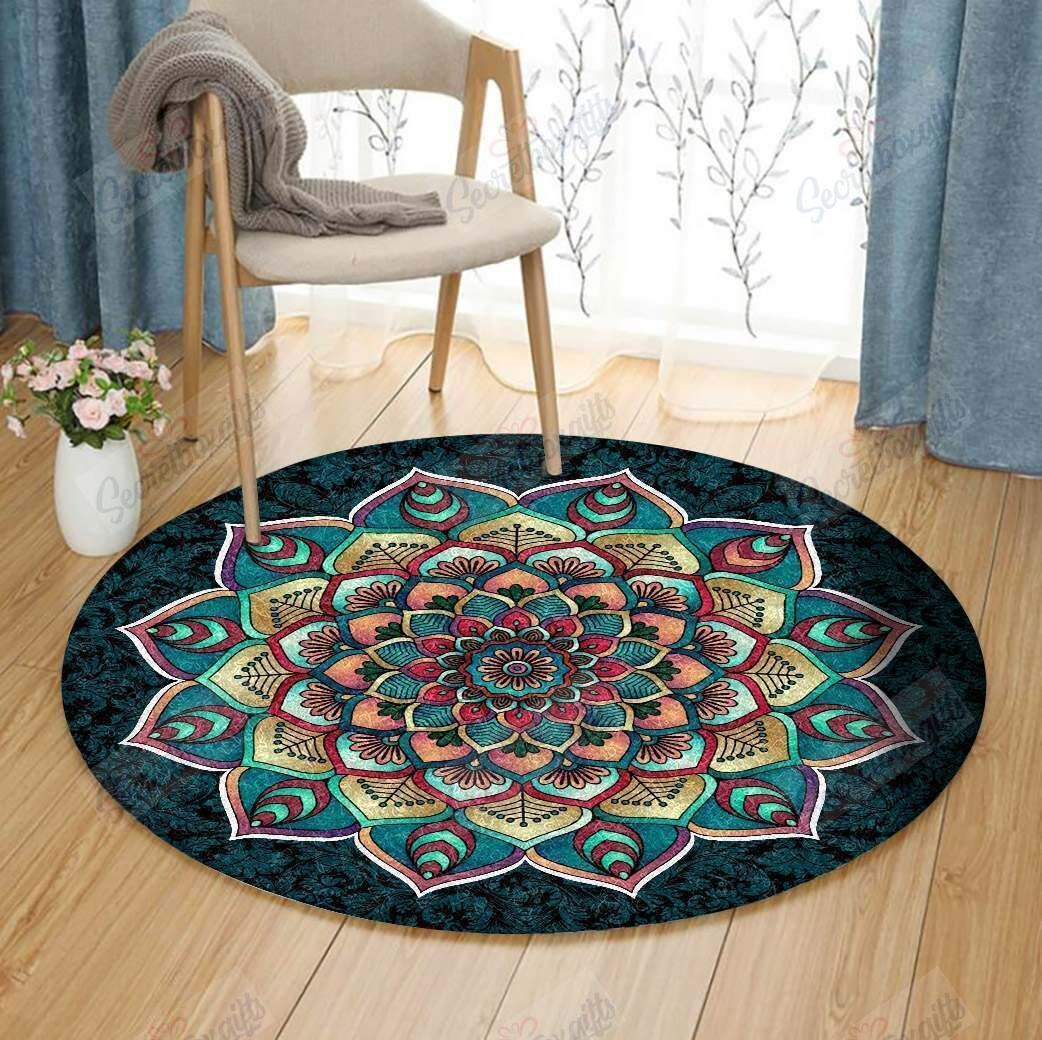 Mandala Round Rug Carpet Bedroom Livingroom Home Decor