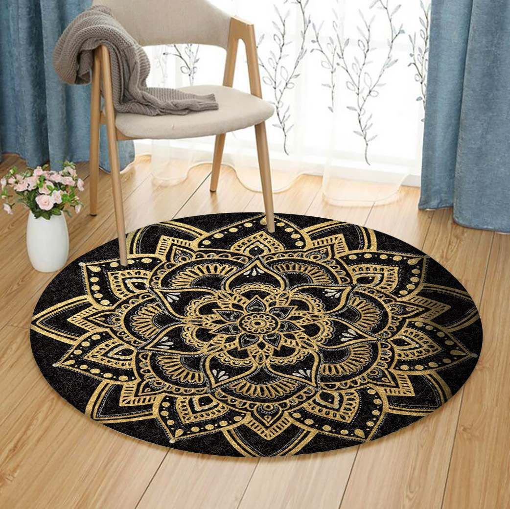Mandala Round Rug Carpet Bedroom Livingroom Home Decor