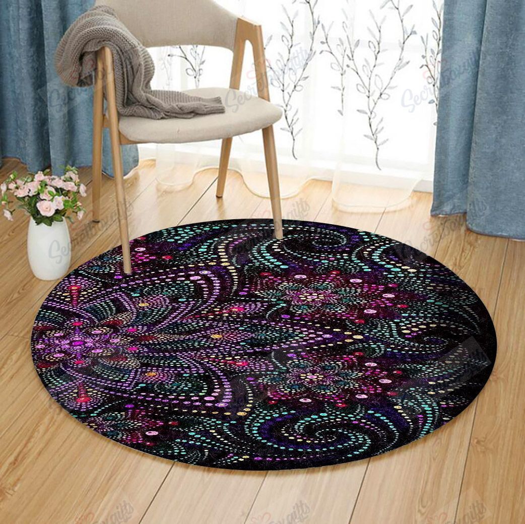 Mandala Round Rug Carpet Bedroom Livingroom Home Decor