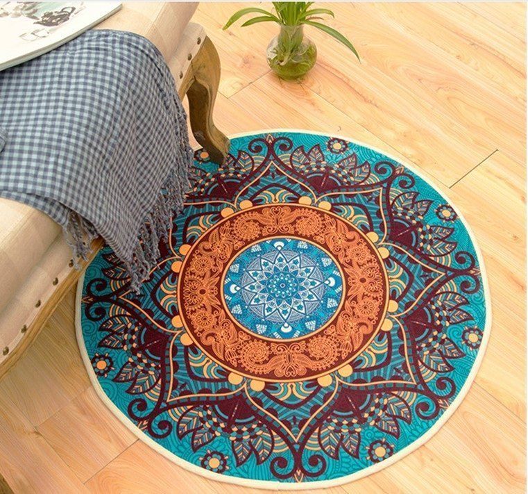 Mandala Round Rug Carpet Bedroom Livingroom Home Decor