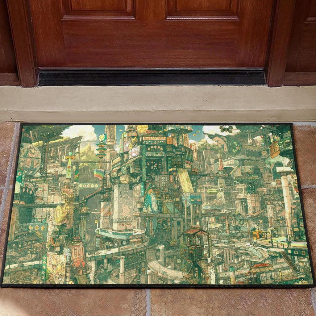Map circuit board Rubber Doormats