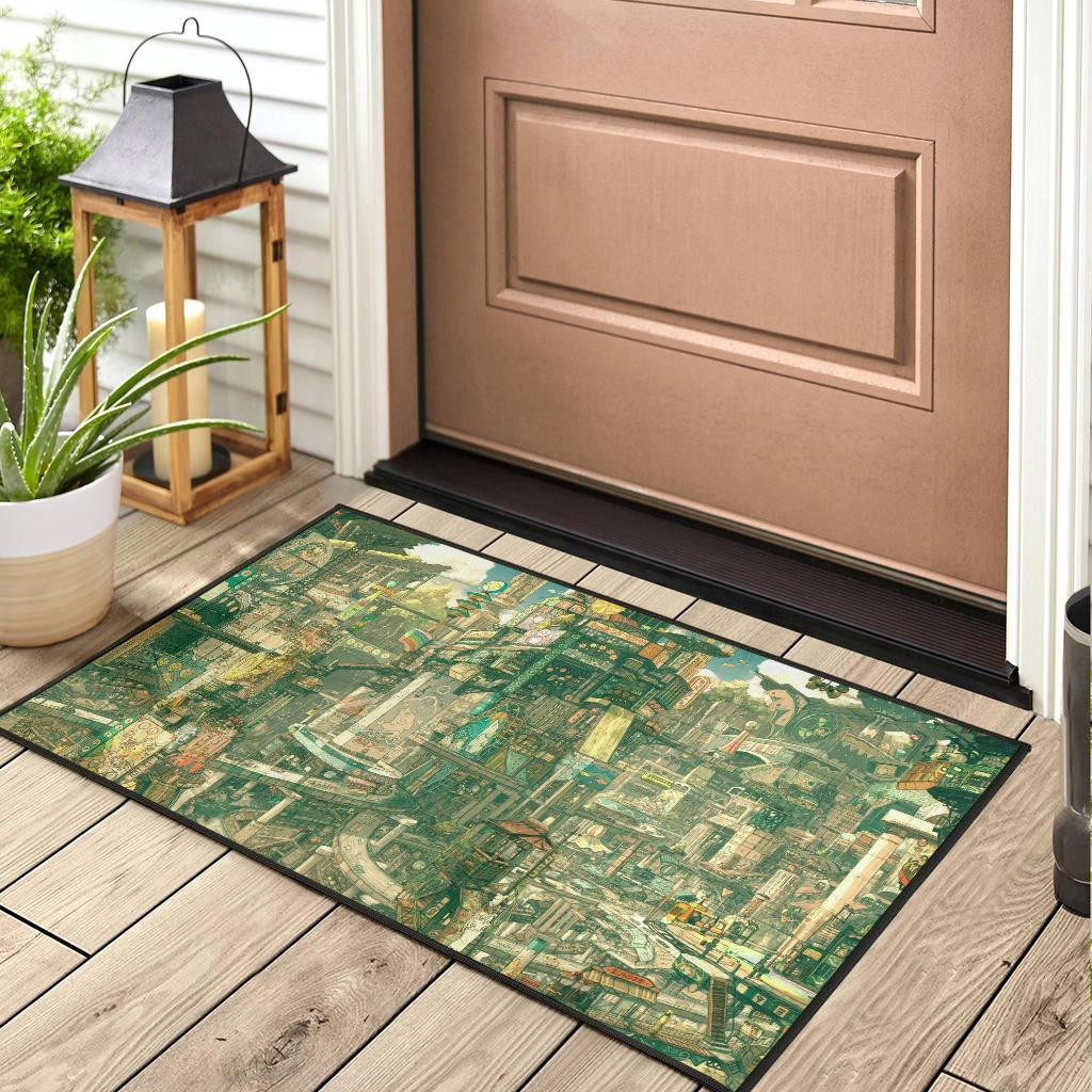 Map circuit board Rubber Doormats - Image 3