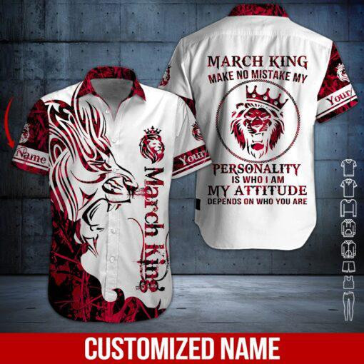 March Guy Personalized Hawaiian Shirt