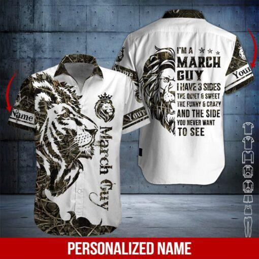 March Guy Personalized Hawaiian Shirt