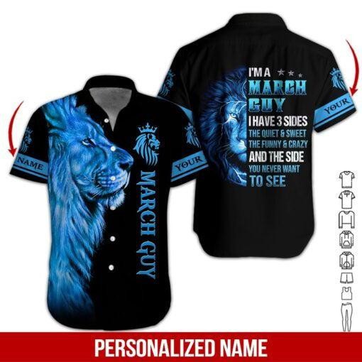 March Guy Personalized Hawaiian Shirt