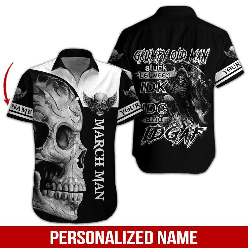 March Guy Personalized Hawaiian Shirt